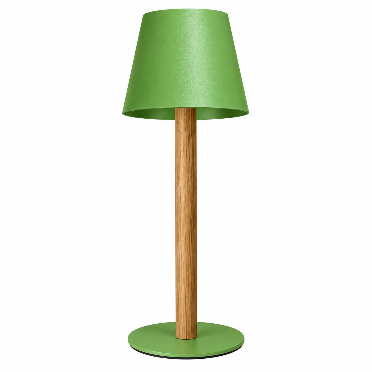 TIMBERCAN Akku LED Tischlampe aus Massivholz – Design Tischleuchte im Scandi Stil