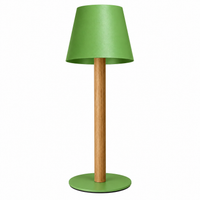 TIMBERCAN Akku LED Tischlampe aus Massivholz – Design Tischleuchte im Scandi Stil