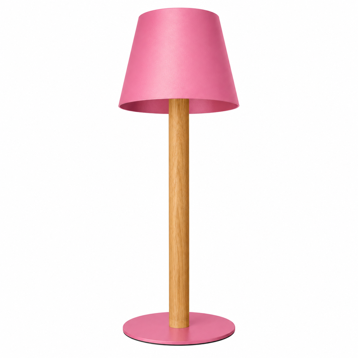 TIMBERCAN Akku LED Tischlampe aus Massivholz – Design Tischleuchte im Scandi Stil
