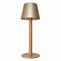 TIMBERCAN Akku LED Tischlampe aus Massivholz – Design Tischleuchte im Scandi Stil