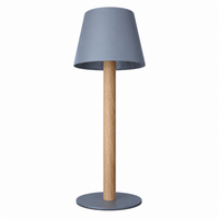 TIMBERCAN Akku LED Tischlampe aus Massivholz – Design Tischleuchte im Scandi Stil