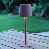 TIMBERCAN Mini Akku LED Tischlampe aus Massivholz – Kompakte Design Tischleuchte im Scandi Stil