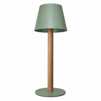 TIMBERCAN Akku LED Tischlampe aus Massivholz – Design Tischleuchte im Scandi Stil