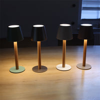 TIMBERCAN Design-Tischlampe aus Massivholz