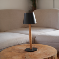 TIMBERCAN Design-Tischlampe aus Massivholz