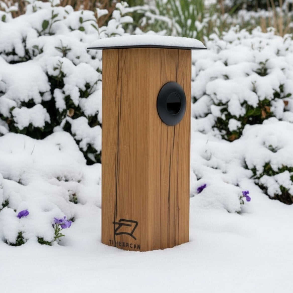 TIMBERCAN Design-Wegleuchte aus Massivholz