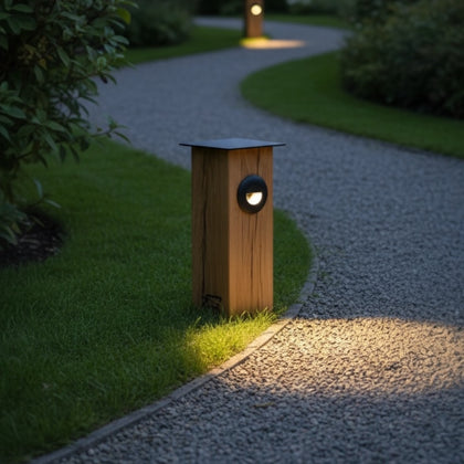 TIMBERCAN Design-Wegleuchte aus Massivholz