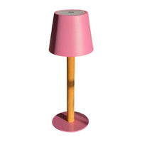 TIMBERCAN Akku LED Tischlampe aus Massivholz – Design Tischleuchte im Scandi Stil