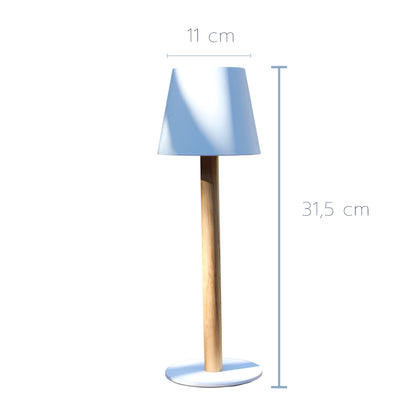 TIMBERCAN Design-Tischlampe aus Massivholz